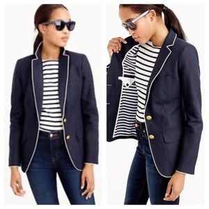 J Crew Rhodes Linen Blazer